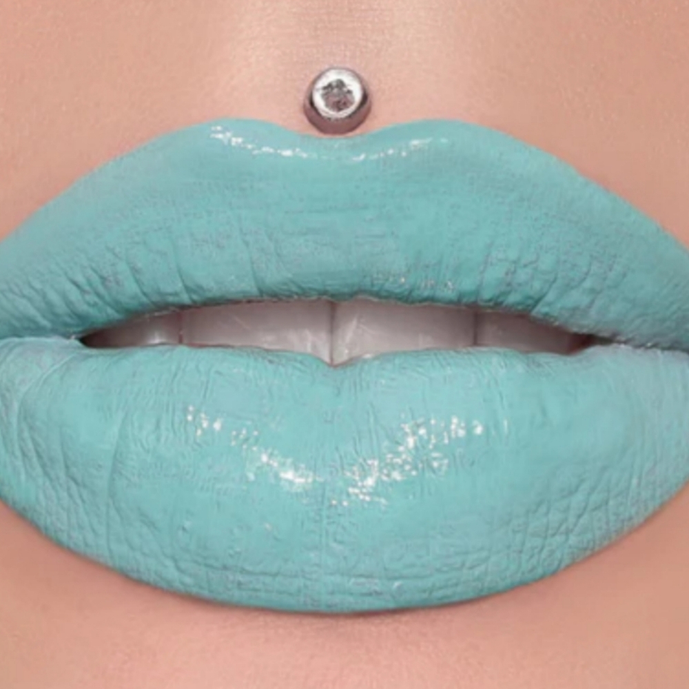 Jeffree Star Supreme Gloss Gloss'd In Paradise Neon Turquoise NIB - Picture 2 of 7